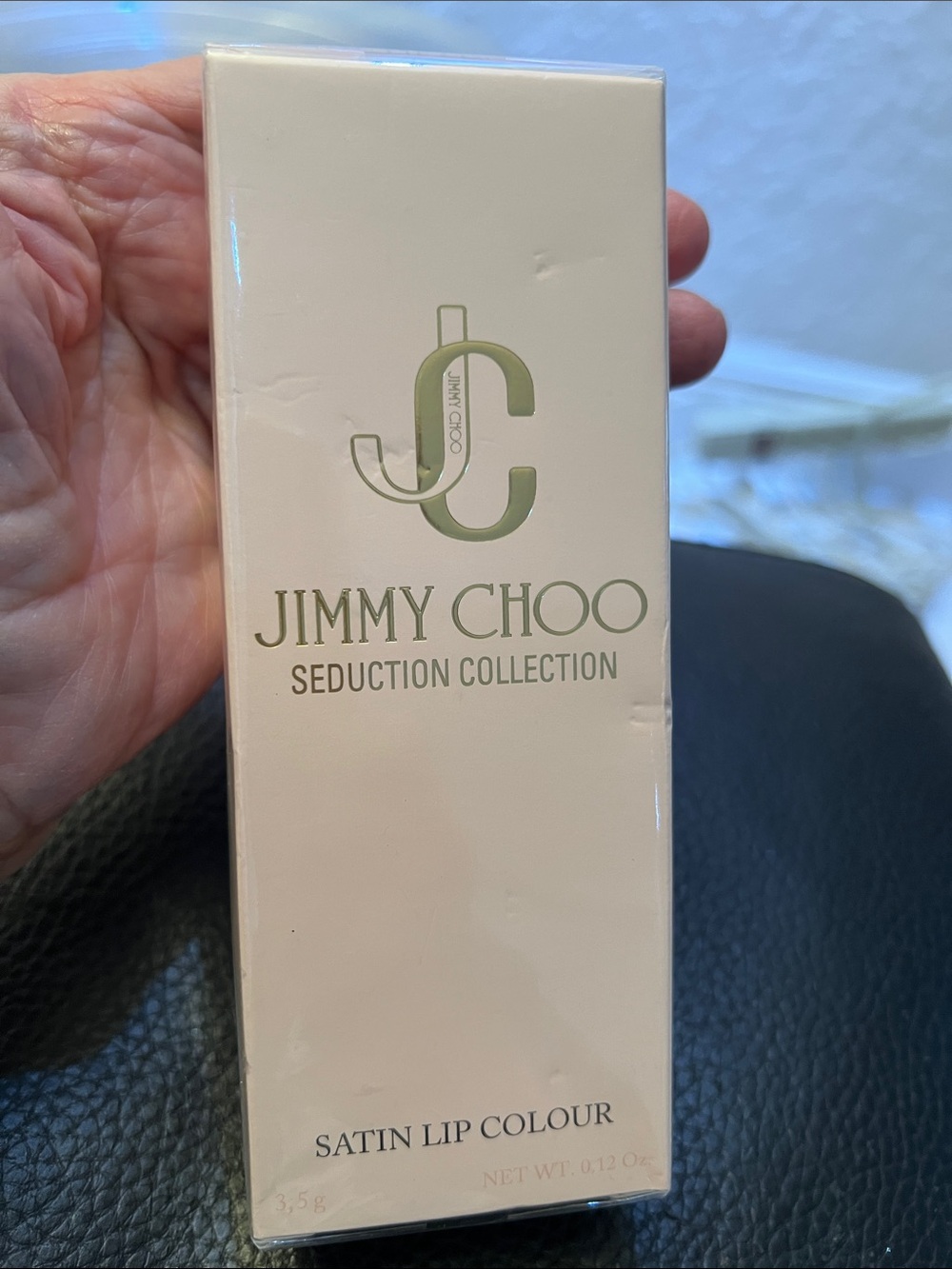 Jimmy Choo Satin Lip Colour - NIB 001 RED CARPET